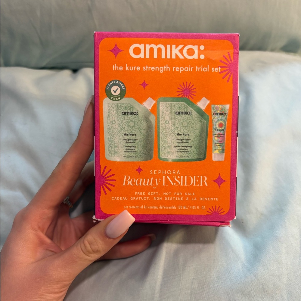 Amika The Kure Strength Repair Set - Orange and Green - Picture 2 of 3